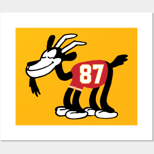 Kelce GOAT 2, Steamboat Willie Goat Posters and Art